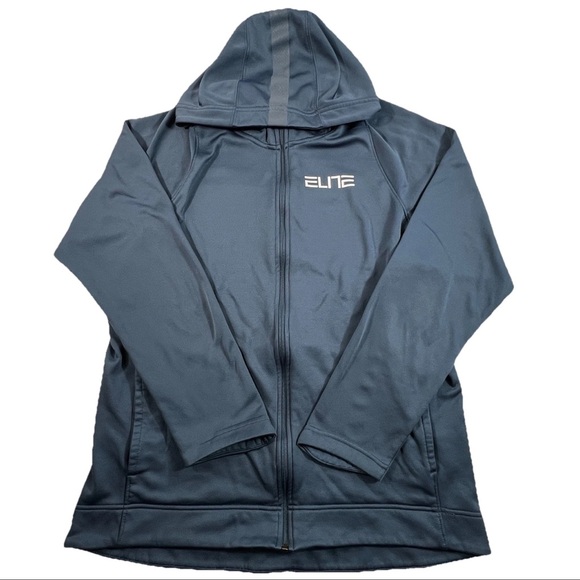 Nike Elite Dri Fit Mens Active Running Zip Up Hoodie Size L - Picture 1 of 5